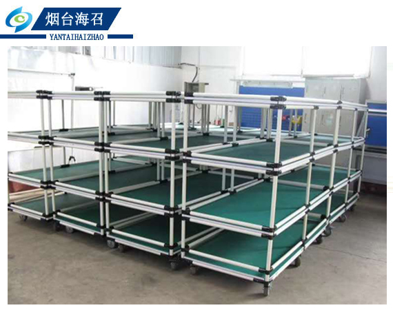 烟台精益管周转车防静电物料推车线棒