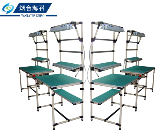 威海防静电工作台，定制精益管桌子